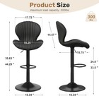 Bar Stools Set Of 4  Swivel Adjustable Counter Height Bar Chair