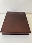 Vintage The Bombay Company Cherry Wood Lap Desk Writing Slope Box Lid Storage
