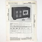 1947 Sonora Radio Model Rx-223 Wire Schematic Service Manual Vintage Original