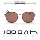 Dafullhou Square Aviator Nylon Polarized Sunglasses Men Women Metal Frame