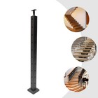 Square Cable Railing Post Wood Concrete Level Deck Corner Post Stainless