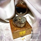 Antique Maritime Brass Brunton Compass  thos J Evans London  Geological Compass