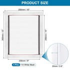 10x8 Inch Aluminum Silk Screen Printing Frames With 110 White Mesh 