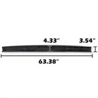 Tailgate Molding Cap Trunk Protector Top Cover Compatible With Ford F150 F-150