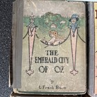 Vintage The Wizard Of Oz Book Lot  4 Books Frank Baum Emerald City The Land Vtg