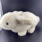 Vintage Dakin 1984 White Bunny Rabbit 12  Plush Stuffed Animal Realistic Htf
