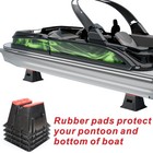 4pcs Set Pontoon Storage Blocks Heavy Duty Stackable Winterizing Boat Protection