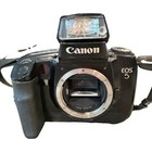 Canon Eos 5 35mm Slr Film Camera Body With Strap Bag And Kodak Film Bundle