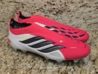 Adidas Predator 26 Elite Laceless Fg Born For Goals Men s Sz 8 Red Black Js0407