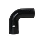 8  Leg Length 90 Degree Elbow Silicone Coupler Hose  4-ply 3 5  Id Black