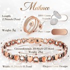 Copper Anklet For Women Magnetic Ankle   Lymphatic Drainage Ring With 3500 Gauss