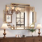  Large Gold Decorative Mirror For Wall  30 x40  Gold Bathroom Mirror Vanity 