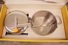 Pop Smith Popcorn Popper Butter Pot Steel Top