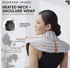 Sharper Image Heated Neck   Shoulder Aromatherapy Wrap  Hot   Cold Therapy
