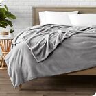 Bare Home Microplush Fleece Blanket - Lightweight   Ultra Soft