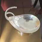 Allan Adler Handmade Sterling Silver   925  Modernist Bowl Spiral Handle