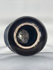 Antique Handmade Clay Chinese Shanxi Black Vinegar Glazed Pot - 3 5    Tall - 5    W
