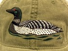 Loon Embroidered Cotton Cap New Bird Hat