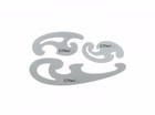 Westcott Kt-8  French Curve Set  Clear Plastic Rulers For Pattern Makers Fashion