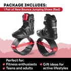 New Bounce Jumping Shoes For Adults  Adjustable Kangaroo Jump Boots  Up To 245lb