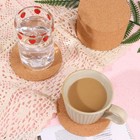 200 Pcs Cork Coaster Bulk For Drink Absorbent 4 Inches Tea Or Coffee Coaster Set