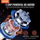 Vevor Garbage Disposal 1 2 Hp Continuous Food Waste Disposer 3450rpm Ez Connect