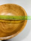 Large Turned Wood Bowl 10 5    Figured Burl Grain Rustic Fruit Salad Bowl