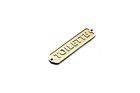 Solid Brass Toilette Door Sign Plaque Nautical Wall Plate Vintage Bathroom Decor