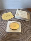 Germaine Monteil Gold Powder Compact Vintage In Original Box Unused Vintage