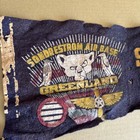 Vintage 50s Us Air Force Pennant Militaria Flag Sondrestrom Air Base Greenland 