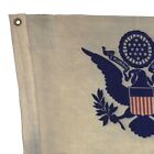 Vintage Us Coast Guard Flag Wool Cloth American Nautical Maritime Uscg Military