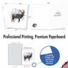 20 Asst d Christmas Note Cards W  Envelopes 2 Of Each  Cozy Woodland Animals