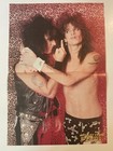 Motley Crue Centerfold Poster Lot Vg Shape