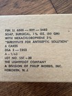 New Nos Vtg 1963 Box  6  Vietnam Us Surgical Soap Bars 1 3 4 Oz Phillip Morris