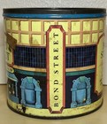 Vintage Bond Street Pipe Tobacco Tin Farmhouse Decor