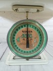 Vintage Collectible 1950   s Metal Baby Nursery Weighing Scale - Hanson Model 3025