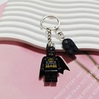 2024 Pink Fairy Batman   Black Batman Lego Keychain Cute-new Gift