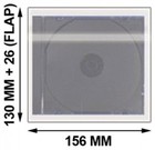 Opp Plastic Wrap Bag For Standard Cd Jewel Case 10 4mm Lot