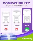 Diaper Pail Refill Bags Compatible With Dekor Plus Diaper Pails  20  Extra