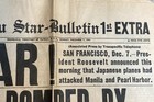 Honolulu Star Bulletin 12 7 1941 Pearl Harbor Attack 1st  2nd   3rd Extras Paper