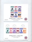 Lexington-concord 250 Semiquincentennial Cinderella Faux Postage Stamps Ngai