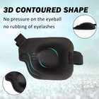 Rikeyo 2pcs 3d Eye Patches For Adults  Adjustable Medical Eyepatch For