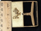 Vintage Walt Disney Productions Mickey Mouse Gold Tone Belt Buckle Retro