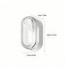 2pc Wall-mounted Toothbrush Holder With Dust Cover - Waterproof Organizer-new