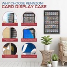 Pennzoni Sports Card Display Case  Holds 30 Psa Graded Sports Cards