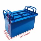Manual Hollow Soil Block Brick Molding Machine 110v 45 Times min H13 Hole Type