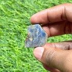 Natural Blue Sapphire Silver Matrix Unheated Rough 94ct Madagascar Loose Stone
