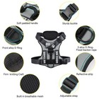 Service Dog Harness  Reflective Dog Vest Harness With 5 Pcs Patches  Adjustab   