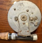 Excellent Phillipson Paragon Hdh 8 1 2  Ft 3 Piece Bamboo Fly Rod Extra Tip reel
