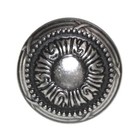 Top Knobs Edwardian Ribbon 1 1 4  Round Cabinet Knob Pewter Antique M959